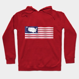 USA Flag Hoodie